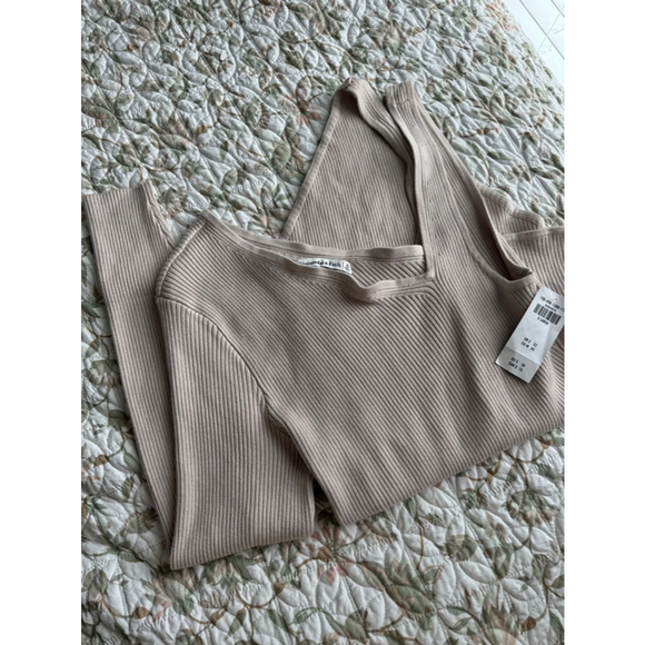 Women's Abercrombie & Fitch Bodysuit NWT Beige - Picture 14 of 14